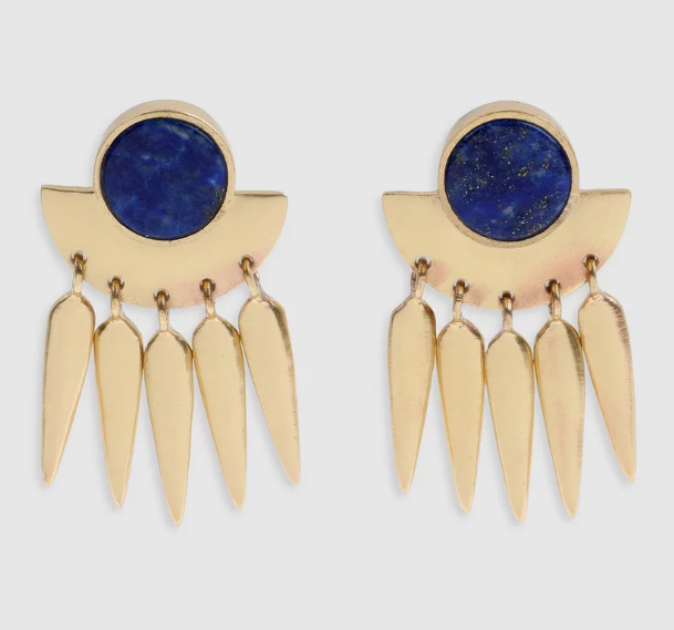 Arms Of Eve Takoma Lapis Lazuli Earrings, $120 from THE ICONIC