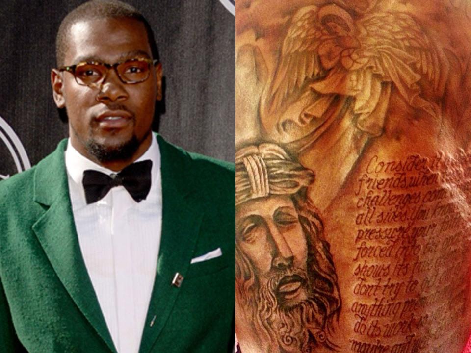 kevin durant tattoo