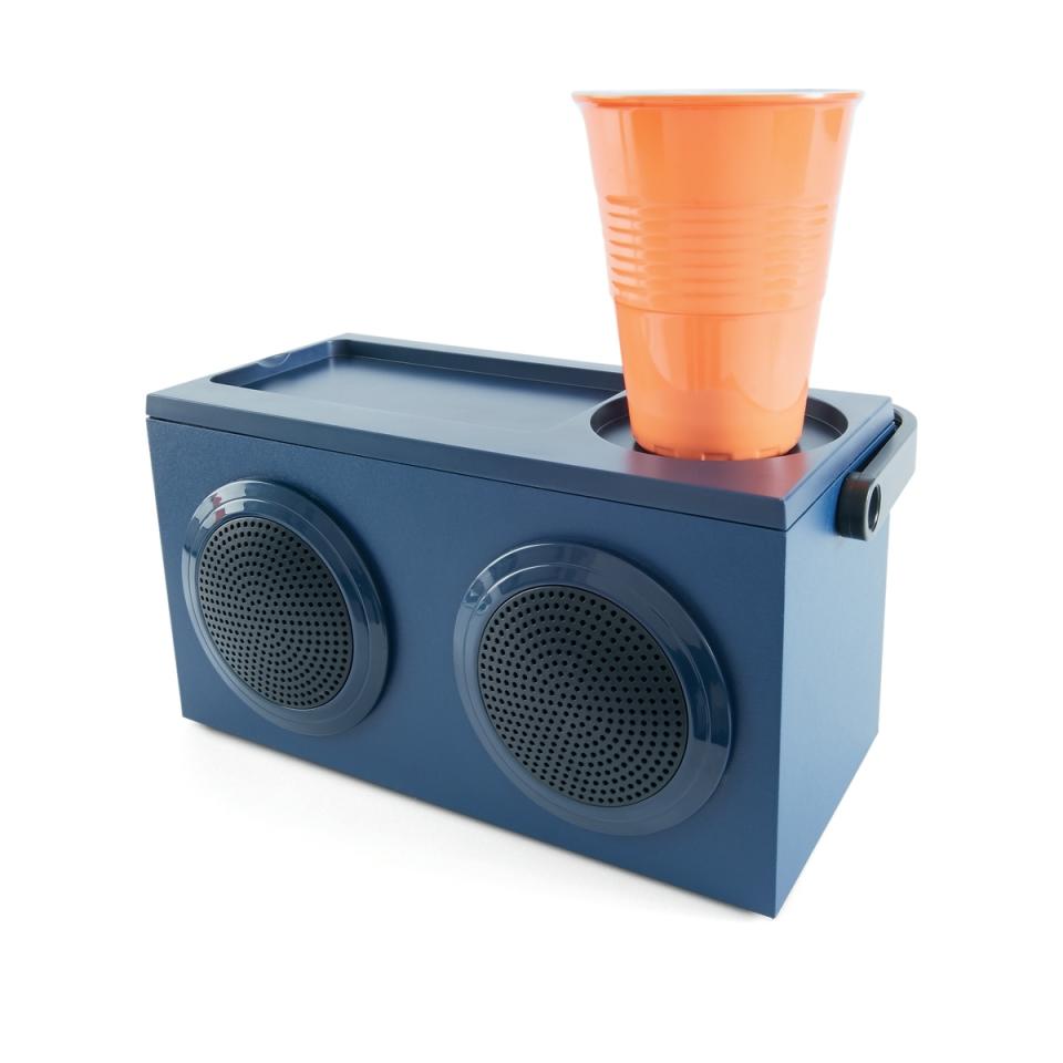 <p>Everyone could do with a Bluetooth speaker for days at the beach or during picnics and parties and this handheld one – with a cupholder – is pretty cool. Source: <a rel="nofollow noopener" href="https://www.kmart.com.au/product/bluetooth-rechargeable-picnic-speaker/2189832" target="_blank" data-ylk="slk:Kmart;elm:context_link;itc:0;sec:content-canvas" class="link ">Kmart</a> </p>