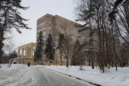 A general view shows the main building of the Central Clinical Hospital in Moscow, Russia, January 13, 2017. Picture taken January 13, 2017. REUTERS/Staff