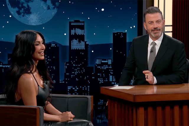 Kim Kardashian on "Jimmy Kimmel Live!"