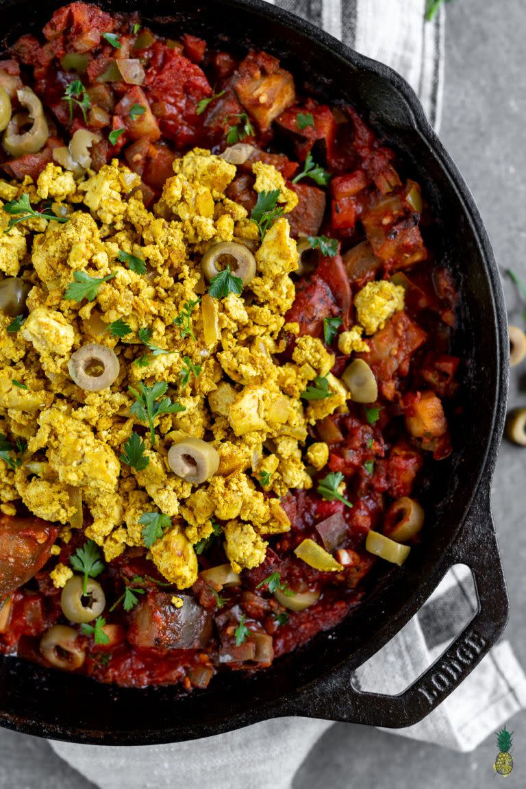 Vegan Eggplant Shakshuka