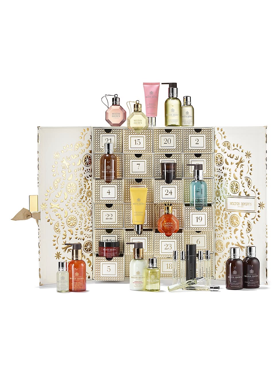 <p><a href="https://go.redirectingat.com?id=74968X1596630&url=https%3A%2F%2Fwww.saksfifthavenue.com%2Fproduct%2FMolton-Brown-Molton-Brown-Advent-Calendar-0400019992536.html&sref=https%3A%2F%2Fwww.townandcountrymag.com%2Fstyle%2Ffashion-trends%2Fnews%2Fg2970%2Ffancy-advent-calendars%2F" rel="nofollow noopener" target="_blank" data-ylk="slk:Shop Now;elm:context_link;itc:0;sec:content-canvas" class="link rapid-noclick-resp">Shop Now</a></p><p>Molton Brown Advent Calendar</p><p>saksfifthavenue.com</p><p>$295.00</p>