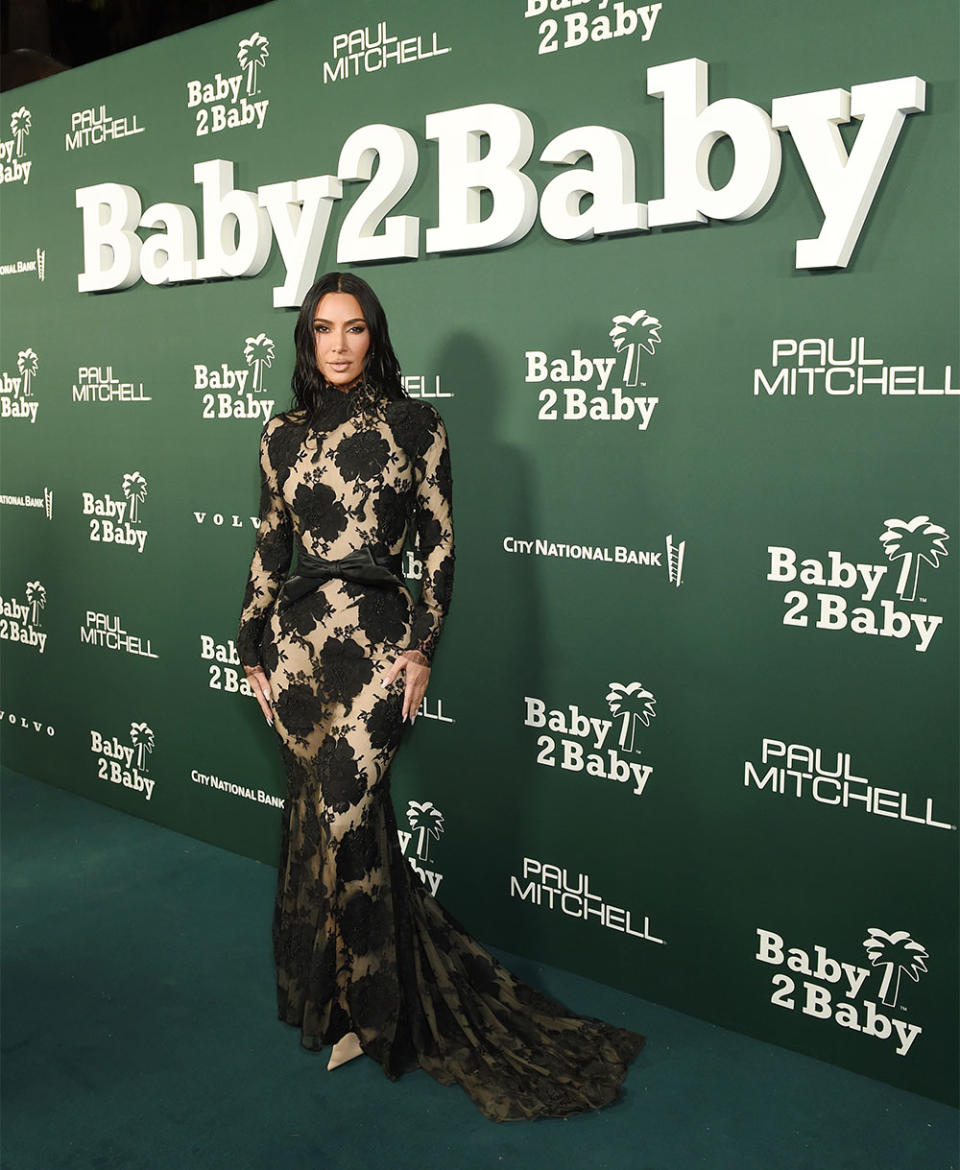 Kim Kardashian at the 2023 Baby2Baby Gala held on November 11, 2023 in Los Angeles, California.