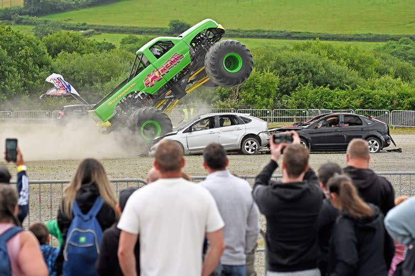 Monster truck display