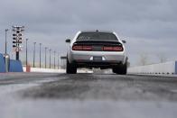 <p>Dodge has retuned the Demon's suspension this time around, much to the chagrin of TikTok videographers. The stiffer rear setup is designed to help reduce front-end lift.</p>