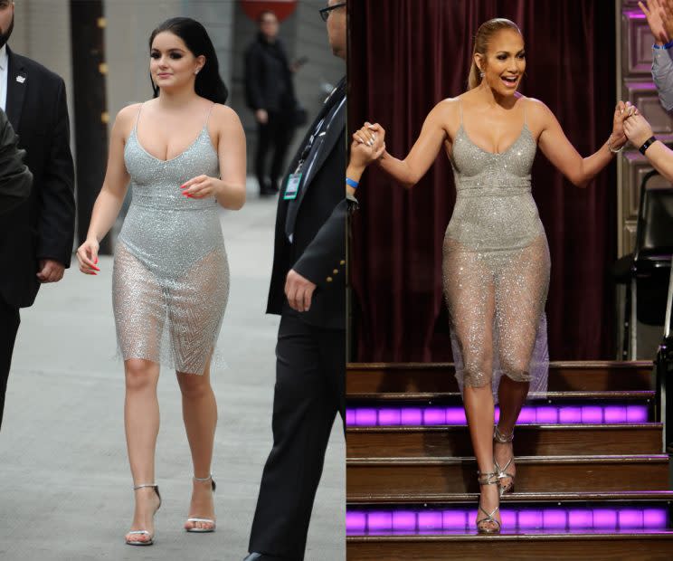 Ariel Winter Wore the Same Sexy $110 Dress as Jennifer Lopez