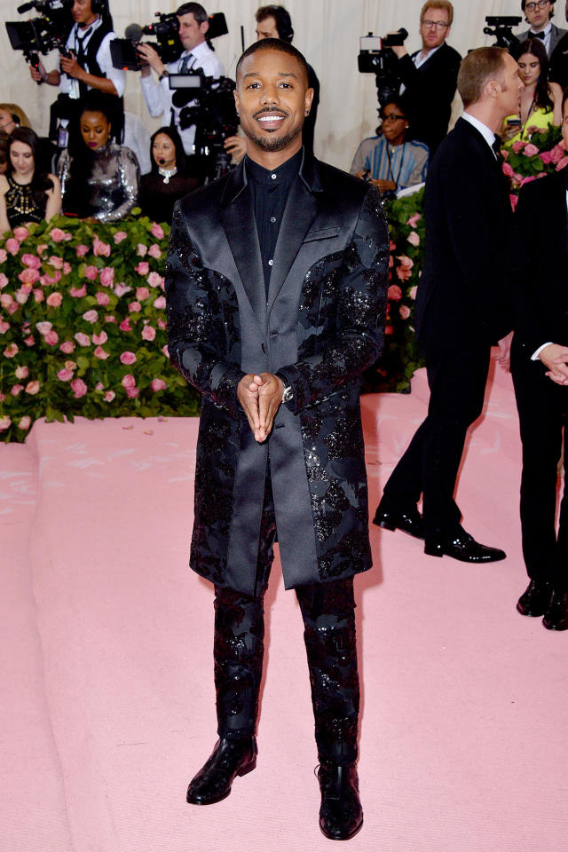 Michael B. Jordan's Met Gala suit was fit for a superhero