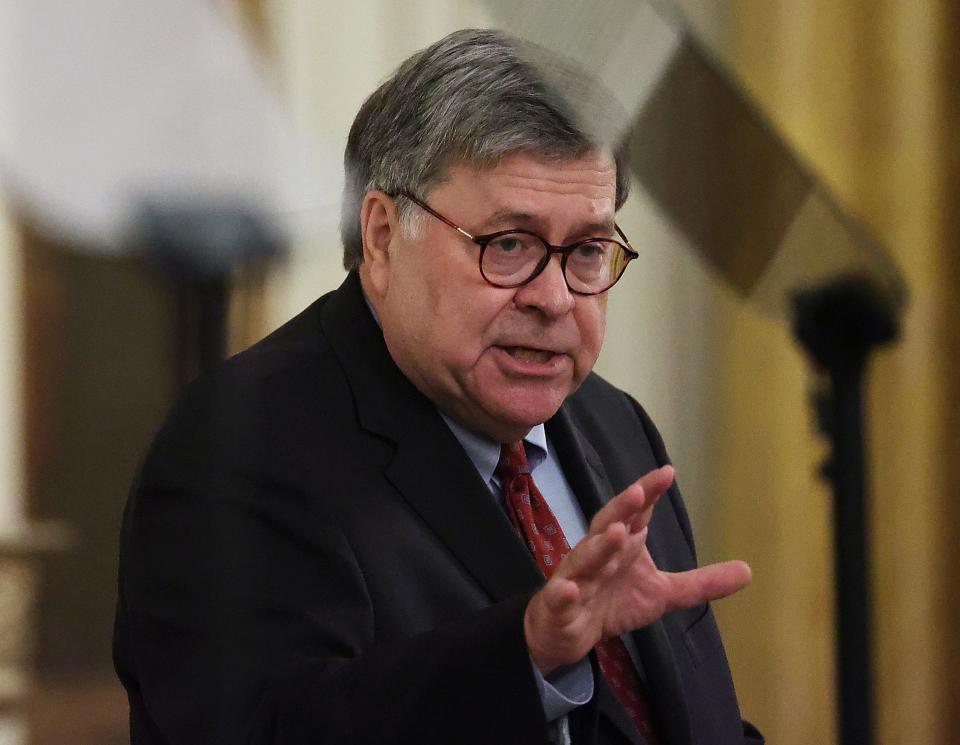 U.S. Attorney General William Barr on July 22, 2020, in Washington D.C.