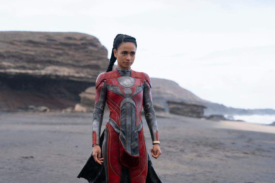 Lauren Ridloff as Makkari in "Eternals."