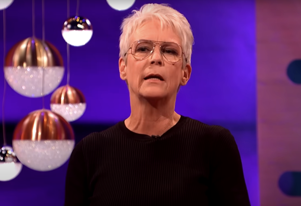 Closeup of Jamie Lee Curtis