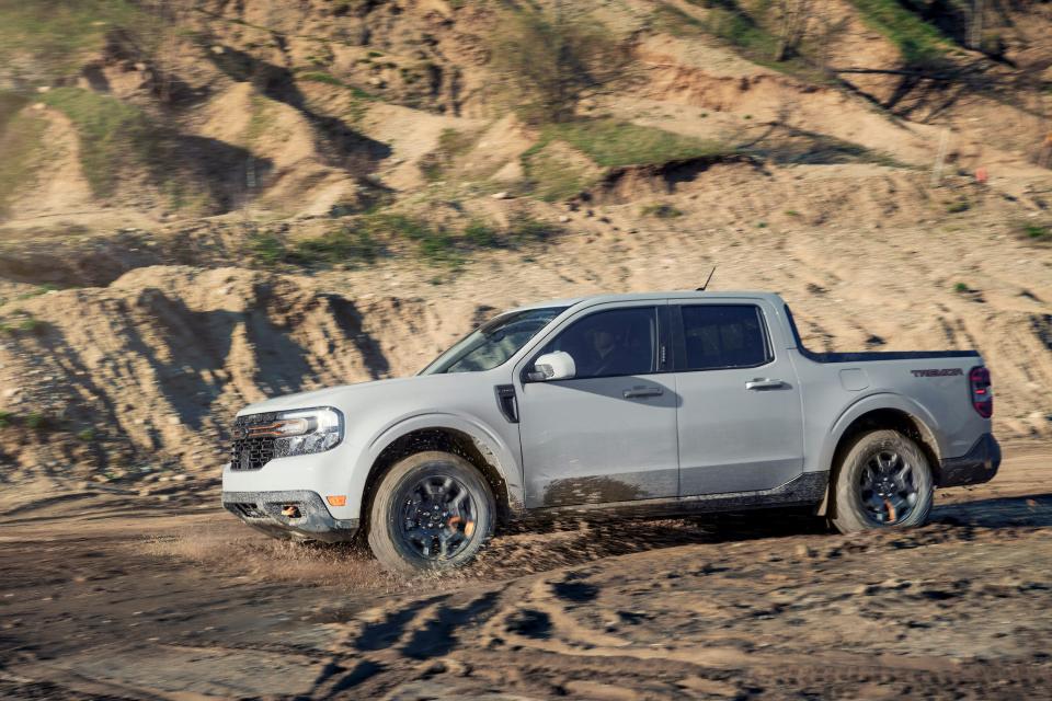 The 2023 Ford Maverick Tremor pickup truck.