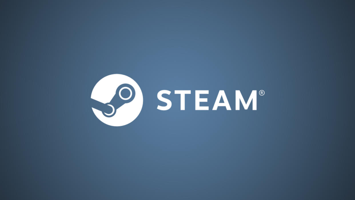  Steam logo on blue_1080 