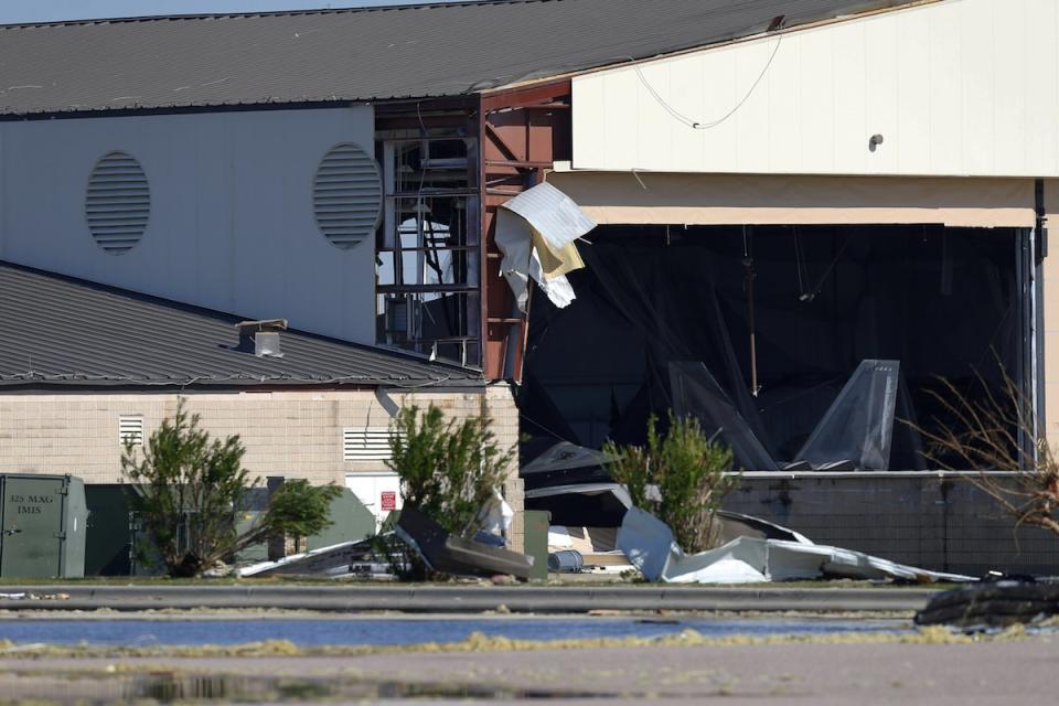 F-22 Raptor Hurricane Michael