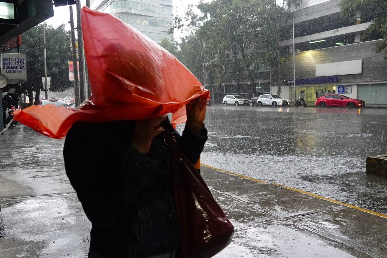 Lluvias en la Ciudad de México. FOTO: ROGELIO MORALES /CUARTOSCURO.COM