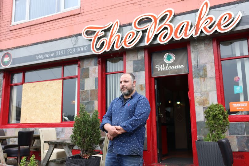 Ali Fawaz Alali at his restaurant The Bake in Byker