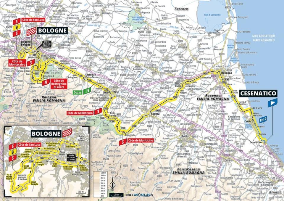 Tour de France 2024 stage 2 preview Route map and profile of 199km