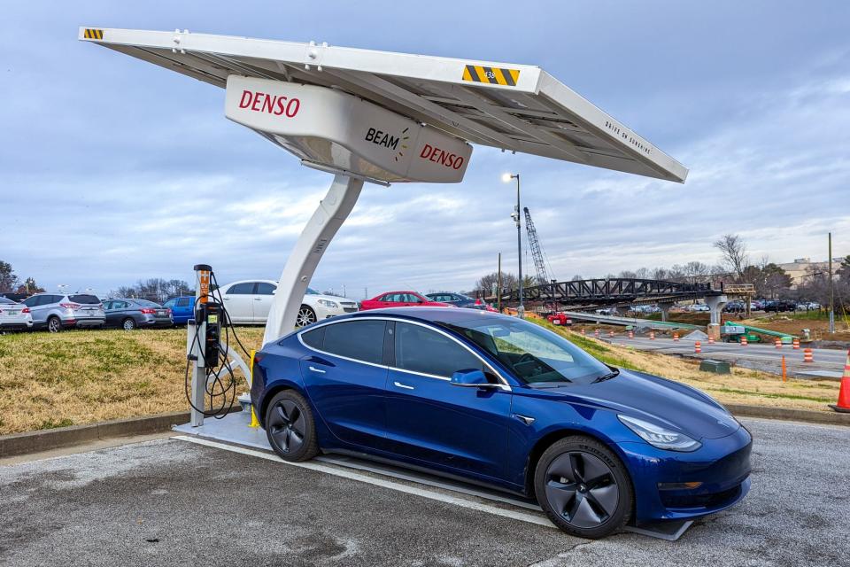 DENSO has announced the installation of five Beam Global ($BEEM) EV ARC solar-powered chargers at its Maryville, TN, campus. The charger deployment comes as part of the 2.6-million-square-foot, 4,500-person Maryville location’s transformation into a manufacturing hub for DENSO electrification and safety systems.