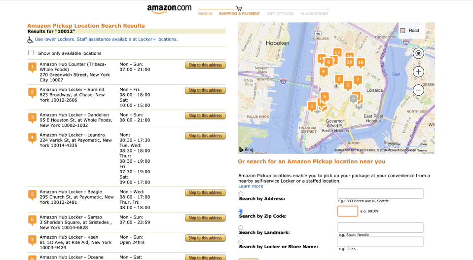 amazon locker, stopping porch pirates