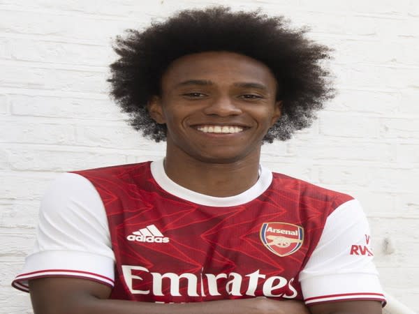 Midfielder Willian (Photo/Arsenal Twitter)