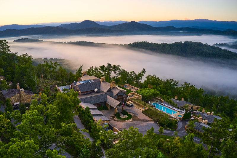 Blackberry Mountain offers cozy mountain comforts mixed with contemporary luxury. 