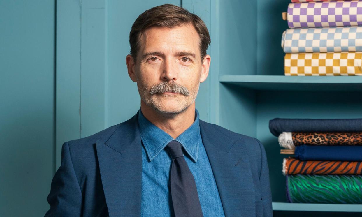 <span>‘Fashion is now a $3tn industry that’s mostly just pumping out absolute crap at a tiny price’: Patrick Grant, host of the The Great British Sewing Bee.</span><span>Photograph: James Stack/BBC/Love Productions</span>