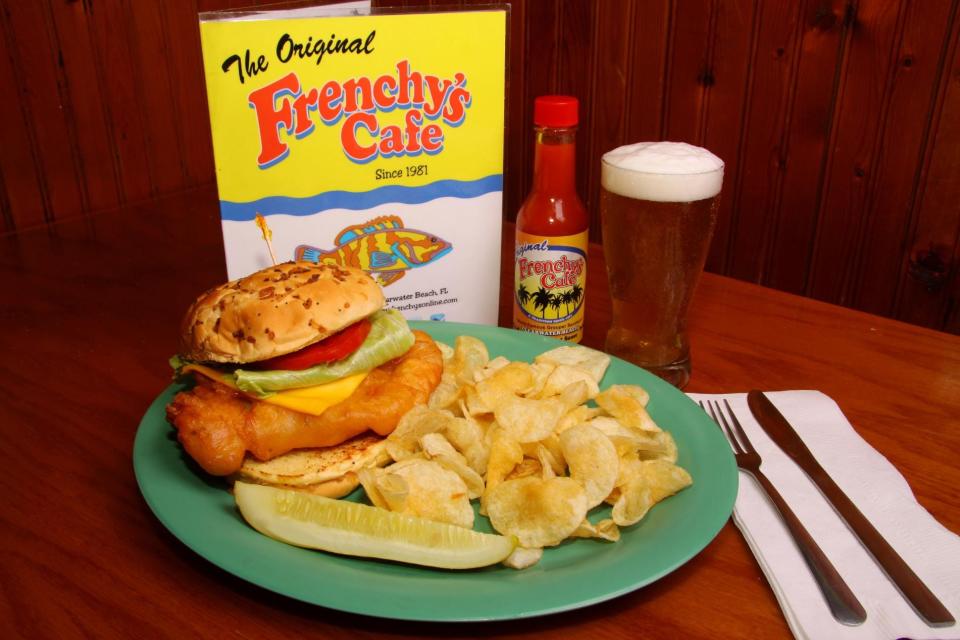 Frenchy’s Original Cafe in Clearwater has been serving fresh grouper sandwiches since 1981.