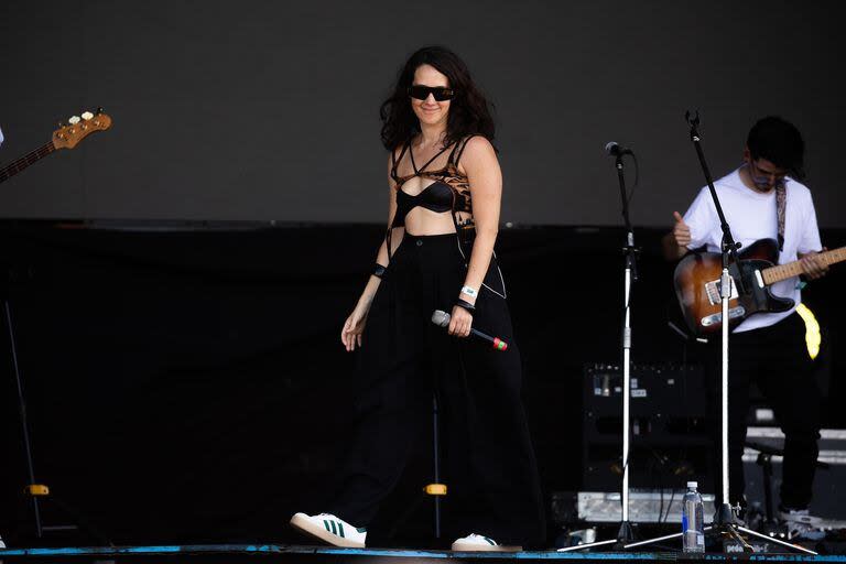 La mexicana Ximena Sariñana le contó al público que su primer disco lo grabó aquí en Buenos Aires