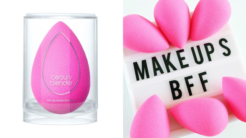 Blend in your makeup with ease using the Original BeautyBlender Makeup Sponge.