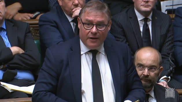 Conservative Party MP Mark Francois speaks in the chamber of the House of Commons, Westminster, as MPs gather to pay tribute to Conservative MP Sir David Amess (Photo: House of Commons via PA Wire/PA Images)