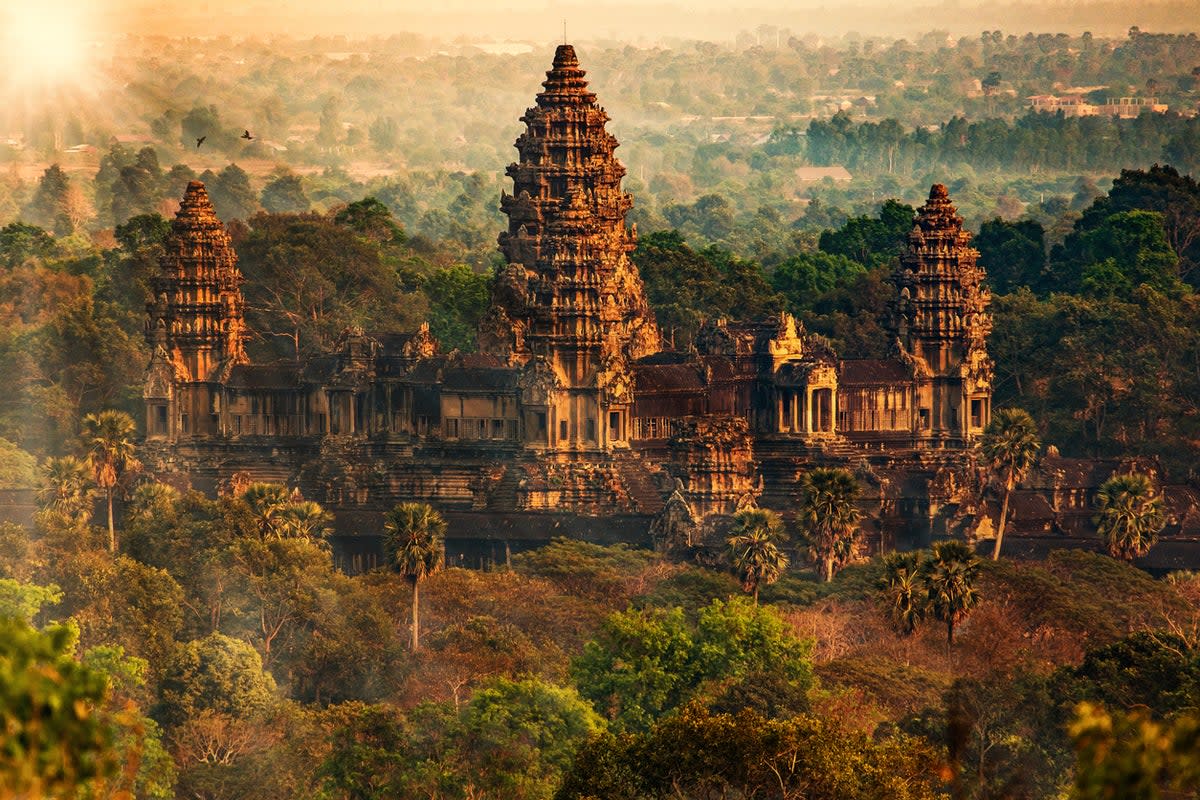 Angkor Wat, in Cambodia, is considered the largest religious structure in the world  (Getty Images/iStockphoto)