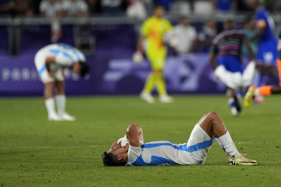 France beats Argentina 10 to reach Olympics men's soccer semifinals