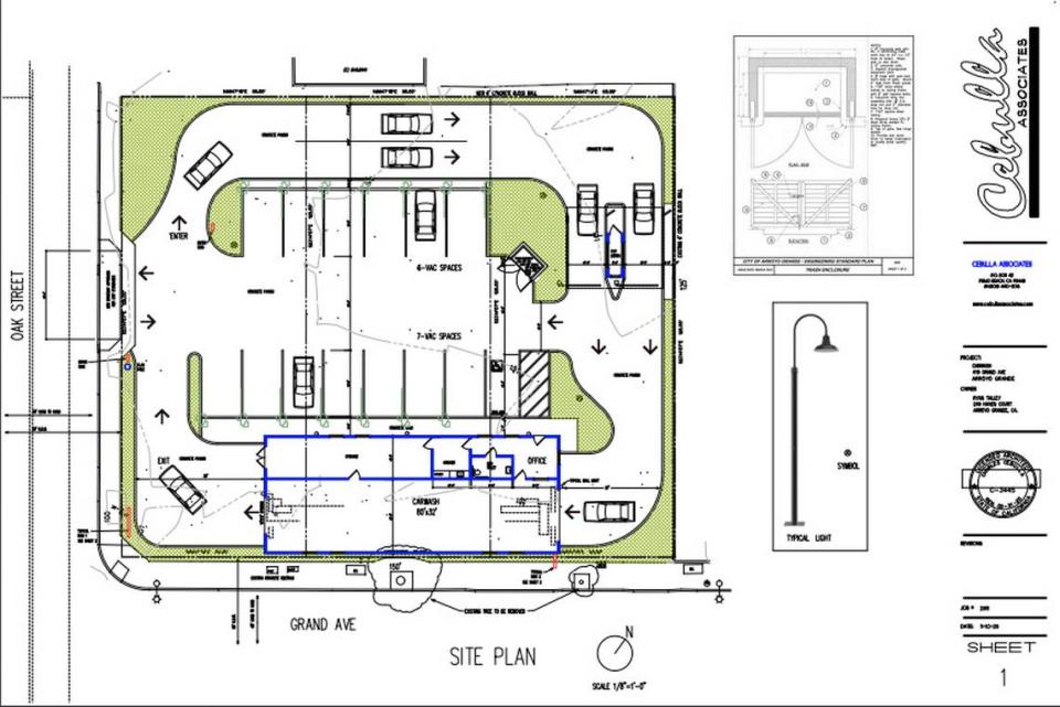 Ryan Talley and Cebulla Associates proposed building an automated car wash in Arroyo Grande on East Grand Avenue April 2, 2024. The car wash would wash around 250 cars each day.