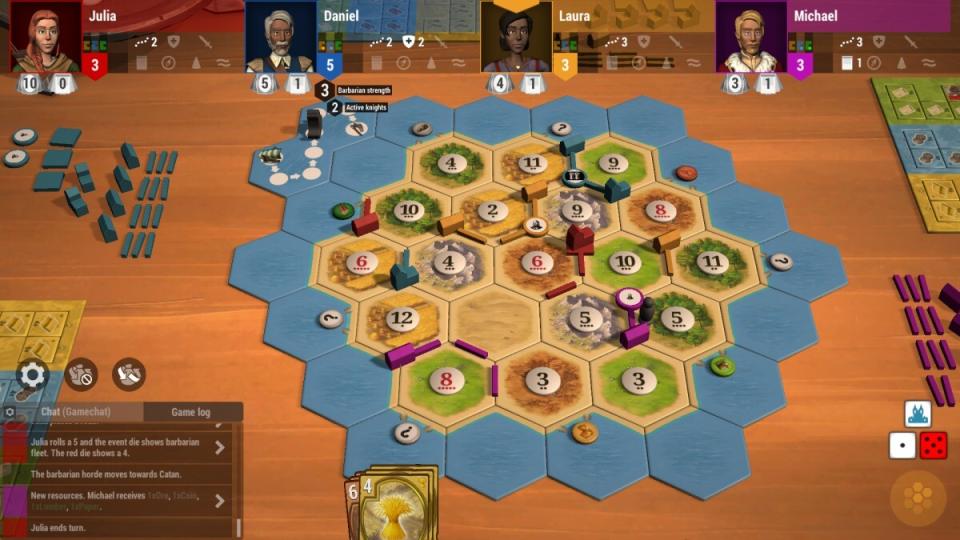 Siedeln, Handeln und Bauen sind bei diesem Spiel die Schlüssel zum Erfolg. (Bild: Catan Universe)