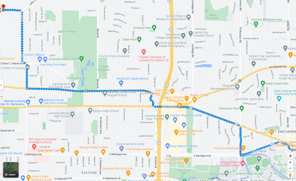 MSU shooting map