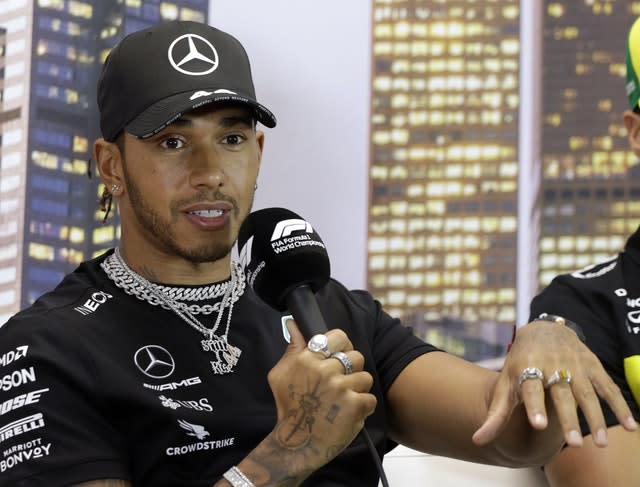 Lewis Hamilton criticised the event going ahead