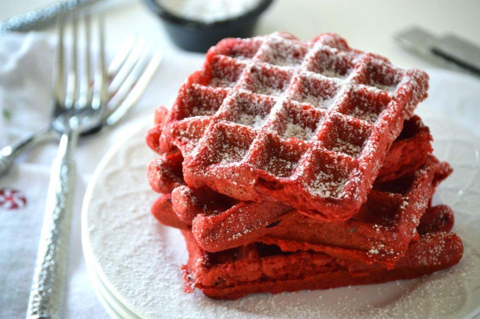 Red Velvet Waffles