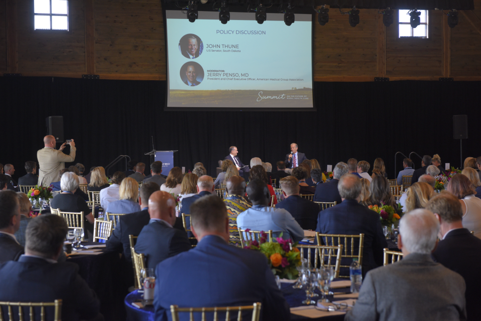 Health industry leaders and experts from across the U.S. convened at Sanford Health's Event Barn for the National Summit on the Future of Rural Health Care, the first of its kind held by the regional healthcare system, Tuesday, Aug. 23, 2022.