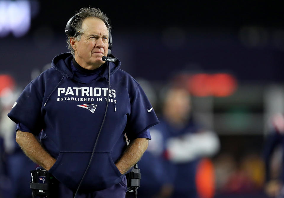 Patriots coach Bill Belichick responded to comments from Jets receiver Demaryius Thomas. (Getty Images)