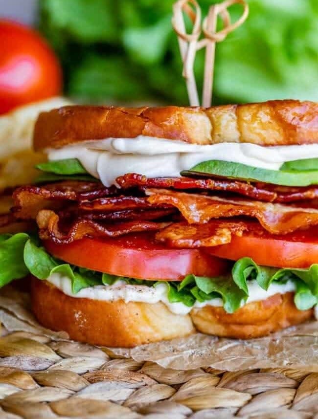 BLT on a platter