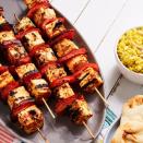 <p>The marinade is crucial here, so don't skip on allowing the paneer to soak up all those gorgeous, fragrant flavours. Don't forget to wet your skewers, too. Soaking them stops them burning when cooking. </p><p>Get the <a href="https://www.delish.com/uk/cooking/recipes/a31095229/paneer-tikka/" rel="nofollow noopener" target="_blank" data-ylk="slk:Paneer Tikka;elm:context_link;itc:0;sec:content-canvas" class="link ">Paneer Tikka</a> recipe.</p>