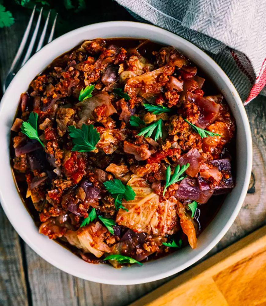 Cabbage Casserole from Paleo Leap