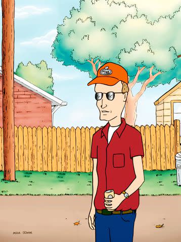 <p> 20th Century Fox Film Corp</p> King of the Hill's Dale Gribble, voiced by Johnny Hardwick.