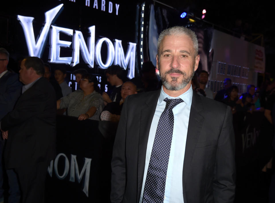 WESTWOOD, CA - OCTOBER 01:  Matt Tolmach attends the premiere of Columbia Pictures' 'Venom' at Regency Village Theatre on October 1, 2018 in Westwood, California.  (Photo by Kevin Winter/Getty Images)