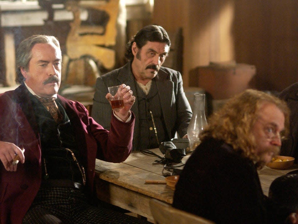 "Deadwood" ran for three season between 2004 and 2006, and inspired a followup movie.