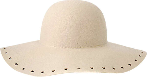 Felt Floppy Hat With Heart Cut Out（asos）$264