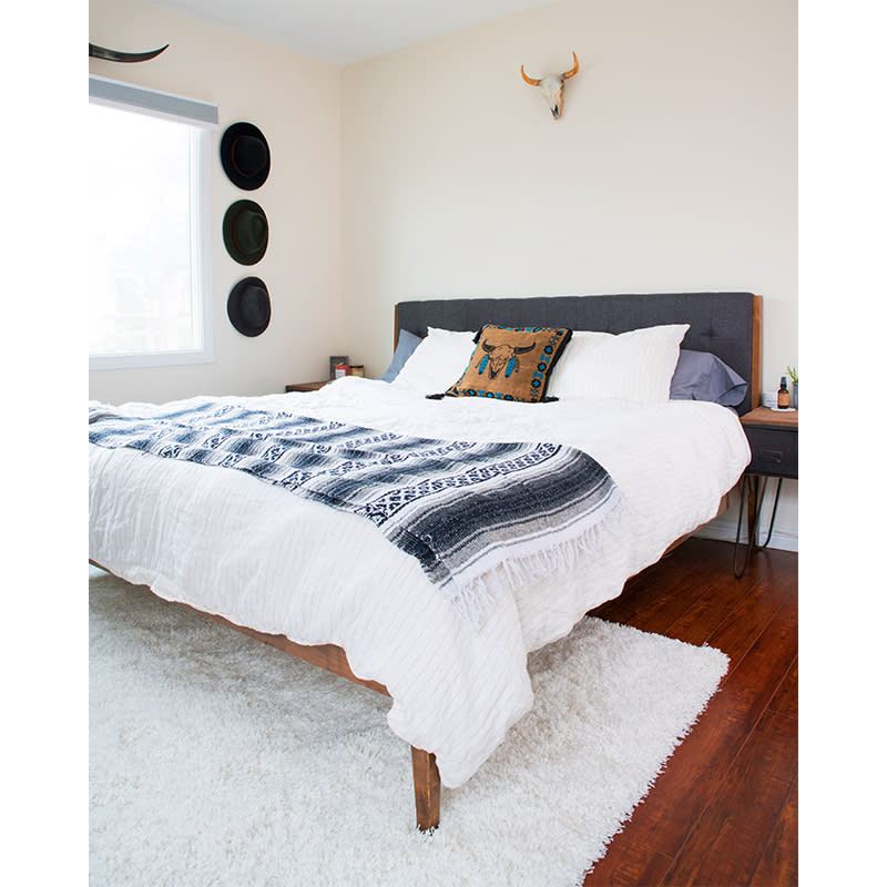 <a rel="nofollow noopener" href="https://www.allmodern.com/furniture/pdp/clemente-wood-platform-bed-whi8032.html" target="_blank" data-ylk="slk:Clemente Wood Platform Bed, AllModern, $385Getting a new bed was a top priority and one of the harder things to search for since my boyfriend always hated my previous one (he's very picky about mattresses and pillows). This didn't thrill me, but I got over it. RIP to my girly pieces of joy! At the end of the day, we both agreed on a classic Casper mattress. It is literally like sleeping on a heavenly cloud.;elm:context_link;itc:0;sec:content-canvas" class="link ">Clemente Wood Platform Bed, AllModern, $385<p><span>Getting a new bed was a top priority and one of the harder things to search for since my boyfriend always hated my previous one (he's very picky about mattresses and pillows). This didn't thrill me, but I got over it. RIP to my girly pieces of joy! </span>At the end of the day, we both agreed on a classic Casper mattress. It is literally like sleeping on a heavenly cloud.</p> </a><a rel="nofollow noopener" href="https://casper.com/mattresses/casper/" target="_blank" data-ylk="slk:The Casper Mattress, Casper, $995Getting a new bed was a top priority and one of the harder things to search for since my boyfriend always hated my previous one (he's very picky about mattresses and pillows). This didn't thrill me, but I got over it. RIP to my girly pieces of joy! At the end of the day, we both agreed on a classic Casper mattress. It is literally like sleeping on a heavenly cloud.;elm:context_link;itc:0;sec:content-canvas" class="link ">The Casper Mattress, Casper, $995<p><span>Getting a new bed was a top priority and one of the harder things to search for since my boyfriend always hated my previous one (he's very picky about mattresses and pillows). This didn't thrill me, but I got over it. RIP to my girly pieces of joy! </span>At the end of the day, we both agreed on a classic Casper mattress. It is literally like sleeping on a heavenly cloud.</p> </a><a rel="nofollow noopener" href="https://www.parachutehome.com/products/duvet-set-striped-linen?variant=48777584724" target="_blank" data-ylk="slk:Striped Linen Duvet Cover Set, Parachute Home, $369Getting a new bed was a top priority and one of the harder things to search for since my boyfriend always hated my previous one (he's very picky about mattresses and pillows). This didn't thrill me, but I got over it. RIP to my girly pieces of joy! At the end of the day, we both agreed on a classic Casper mattress. It is literally like sleeping on a heavenly cloud.;elm:context_link;itc:0;sec:content-canvas" class="link ">Striped Linen Duvet Cover Set, Parachute Home, $369<p><span>Getting a new bed was a top priority and one of the harder things to search for since my boyfriend always hated my previous one (he's very picky about mattresses and pillows). This didn't thrill me, but I got over it. RIP to my girly pieces of joy! </span>At the end of the day, we both agreed on a classic Casper mattress. It is literally like sleeping on a heavenly cloud.</p> </a>