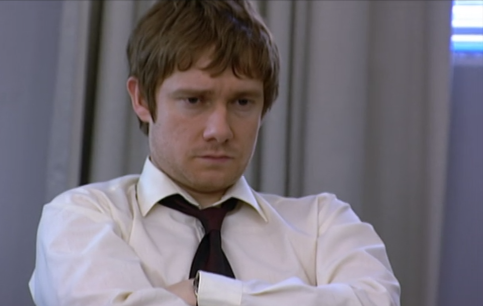 Martin Freeman as the frustrated everyman of The Office, Tim Canterbury. (BBC)