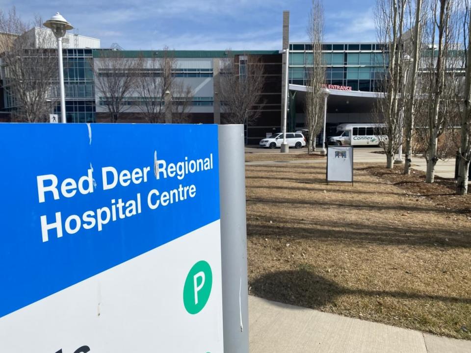 The Red Deer Regional Hospital Centre serves nearly half a million people in Central Alberta. It regularly operates over 100 per cent capacity (Heather Marcoux/CBC - image credit)