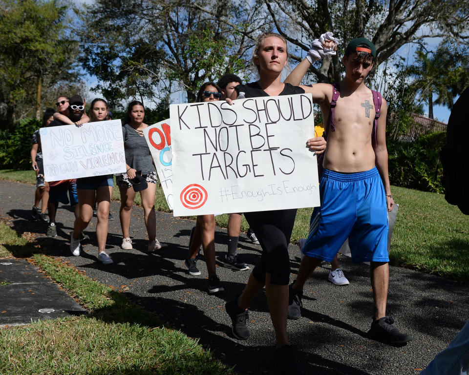 High school students across the U.S. protest gun violence